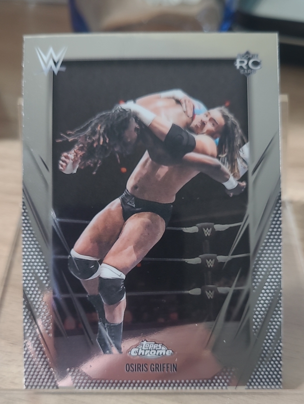 WWE Topps Chrome Osiris Griffin Rookie Card - Silver Frame 2026 Topps Chrome